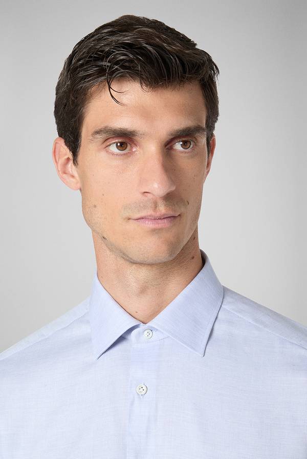Pull Pal Zileri Camicia in cotone, viscosa e seta melange Consegna Veloce