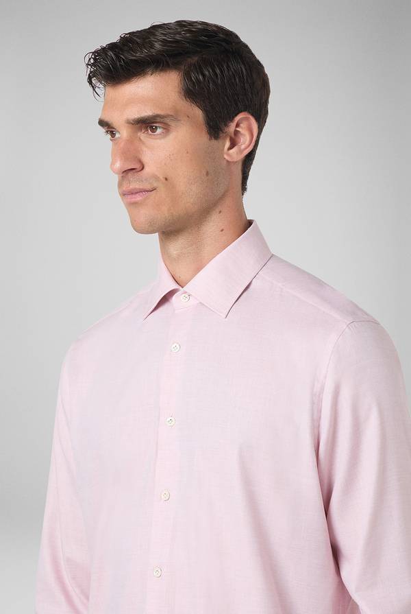 Pull Pal Zileri Camicia in cotone, viscosa e seta melange Promozione Limitata