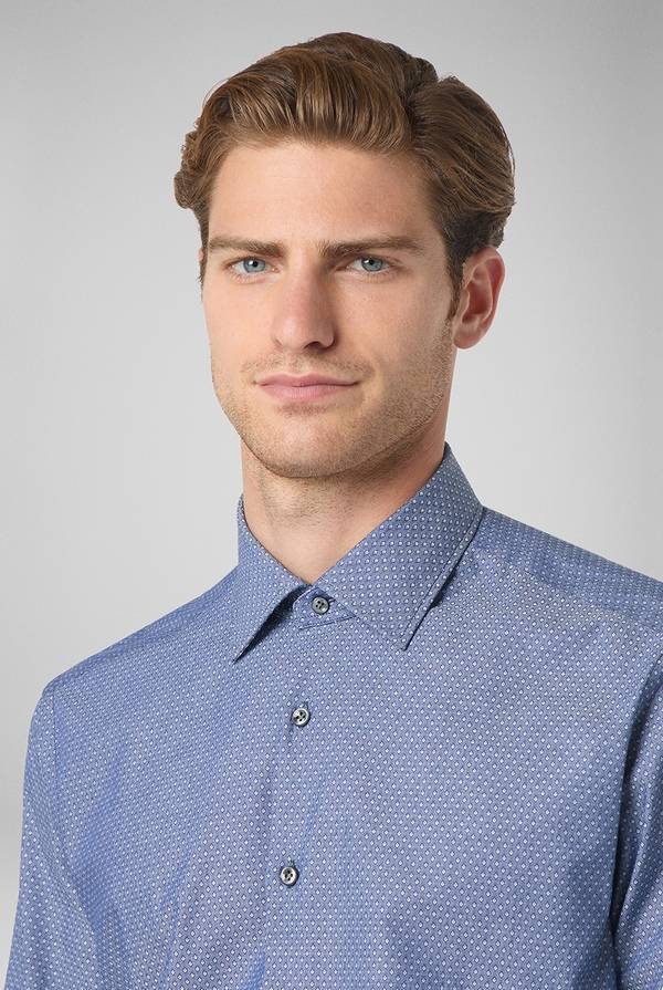 Pull Pal Zileri Camicia micro fantasia effetto denim Affare Del Giorno