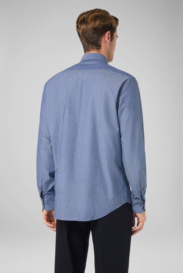Pull Pal Zileri Camicia micro fantasia effetto denim Affare Del Giorno