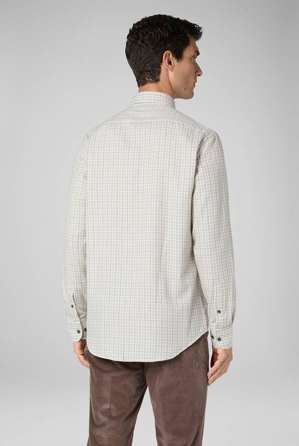 Pull Pal Zileri Camicia in flanella di cotone In Vendita
