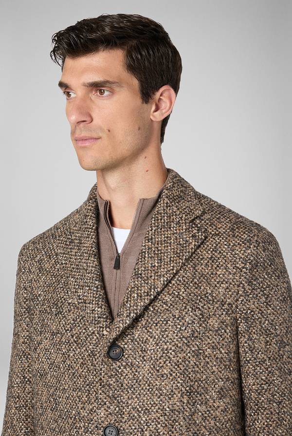 Pull Pal Zileri Cappotto in bouclè, seta e mohair Offerte