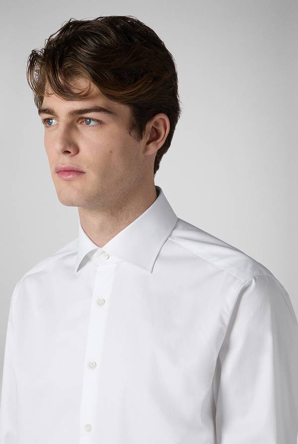 Pull Pal Zileri Camicia in cotone con polsini da gemelli Qualità