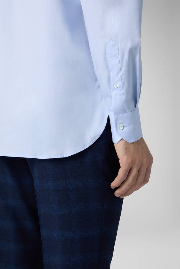 Pull Pal Zileri Camicia in cotone con polsini da gemelli Online