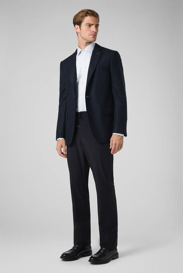 Pull Pal Zileri Pantaloni in pura lana con coulisse regolabile Affare Del Giorno