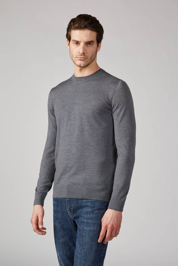 Pull Pal Zileri Maglia girocollo finezza 18 Prezzo basso