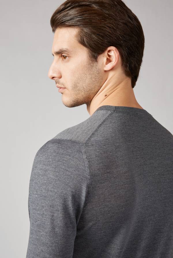 Pull Pal Zileri Maglia girocollo finezza 18 Prezzo basso