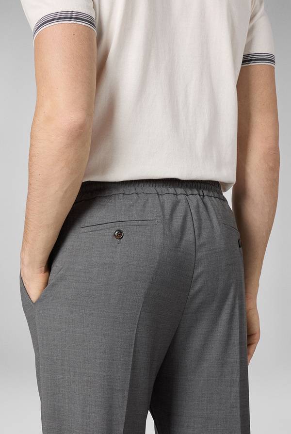 Pull Pal Zileri Drawstring in lana Ritorno libero