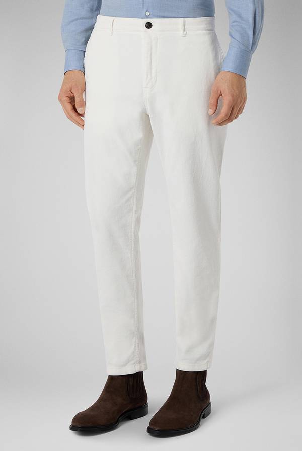 Pull Pal Zileri Pantaloni chino slim fit in velluto a coste ACQUISTA ORA