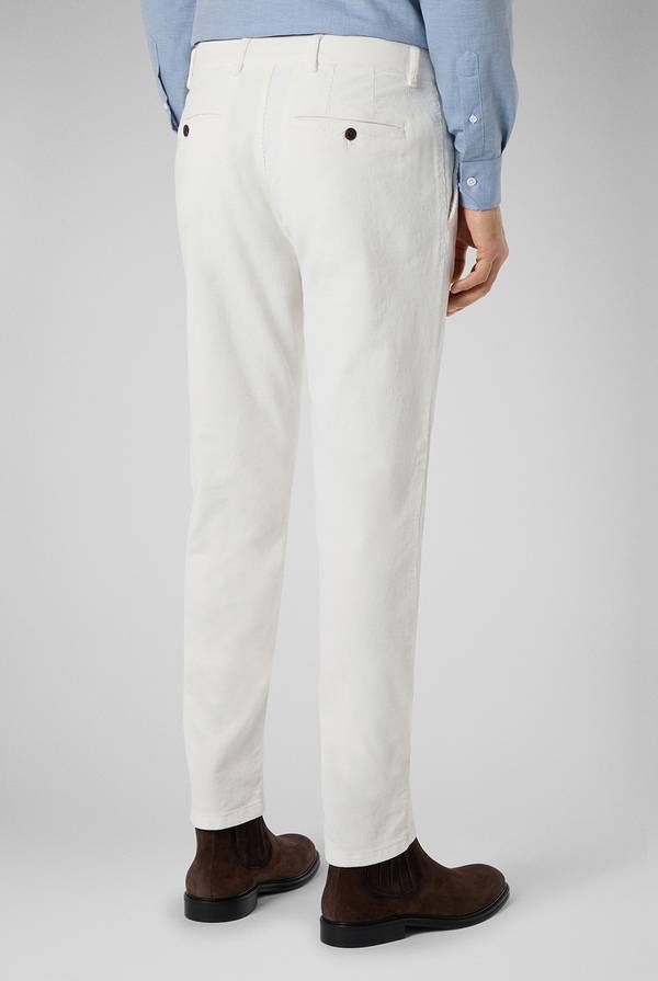 Pull Pal Zileri Pantaloni chino slim fit in velluto a coste ACQUISTA ORA