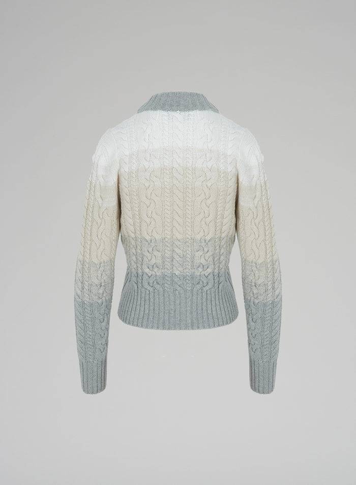 Lorena Antoniazzi MAGLIA A TRECCE SFUMATE Fino Al -60%