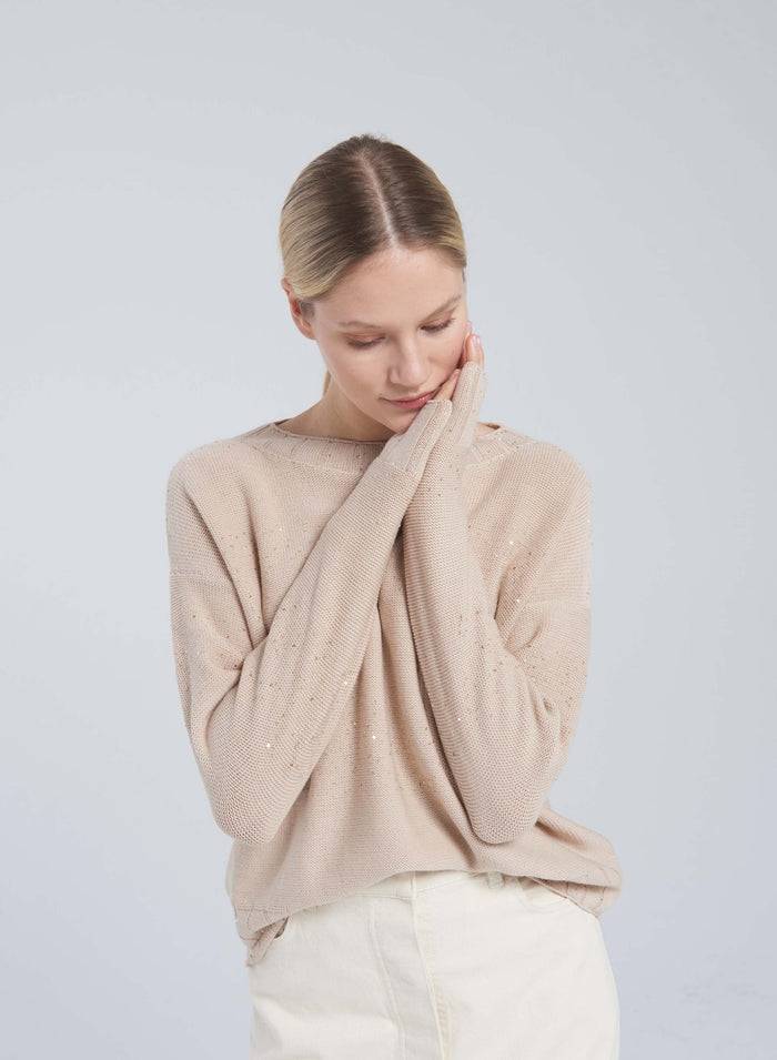 Lorena Antoniazzi MAGLIA IN LANA VERGINE Sottocosto