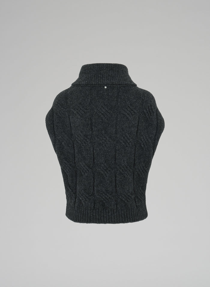 Lorena Antoniazzi GILET A TRECCIA Offerte