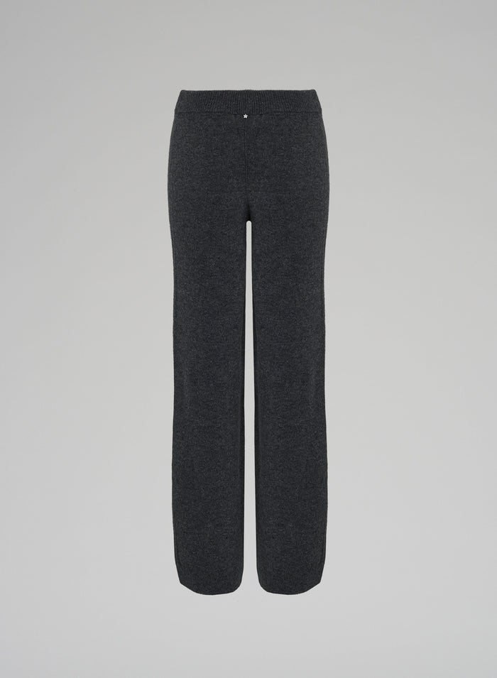 Lorena Antoniazzi PANTALONI IN LANA E CASHMERE Vendita Calda