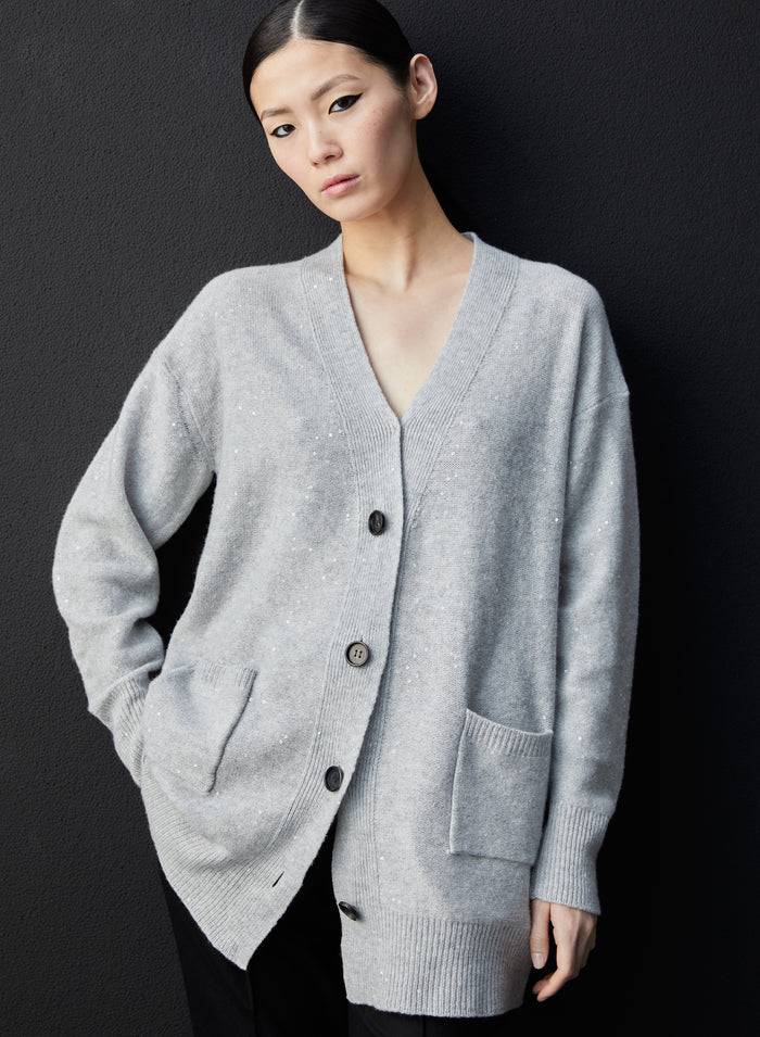 Lorena Antoniazzi CARDIGAN IN MAGLIA Vendita Economica