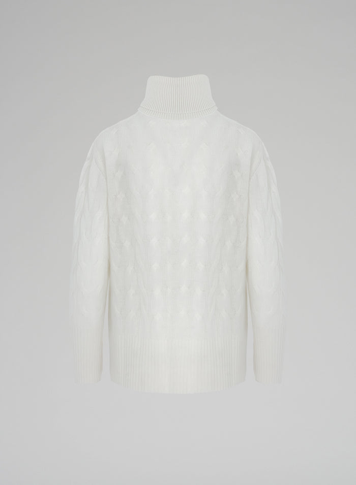 Lorena Antoniazzi MAGLIA A TRECCIA IN CASHMERE 2025