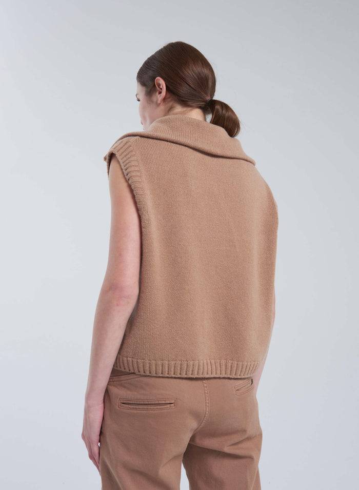 Lorena Antoniazzi GILET IN CASHMERE Soddisfazione Garantita