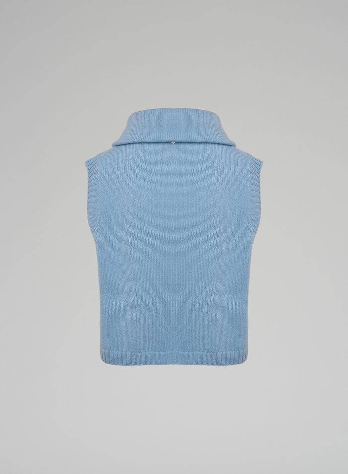 Lorena Antoniazzi GILET IN CASHMERE Qualità Garantita