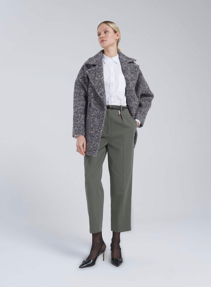 Lorena Antoniazzi CAPPOTTO IN ALPACA E LANA Novità