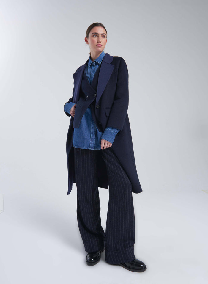 Lorena Antoniazzi CAPPOTTO IN LANA E ANGORA Sconto