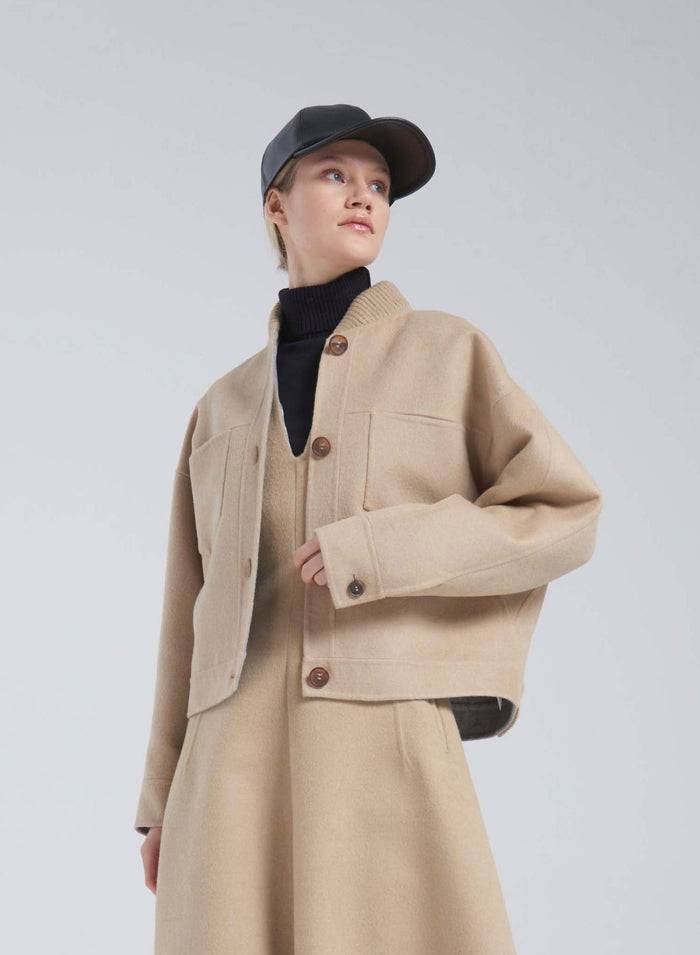 Lorena Antoniazzi BOMBER IN LANA E ANGORA Saldi