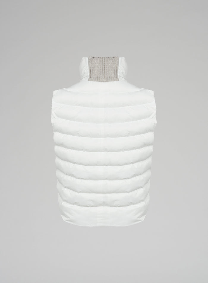 Lorena Antoniazzi GILET IN NYLON Super Saving Price
