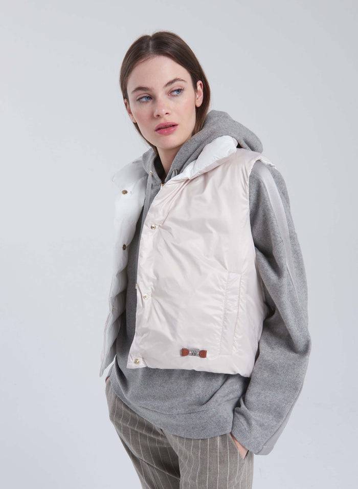 Lorena Antoniazzi GILET IN NYLON Super Saving Price