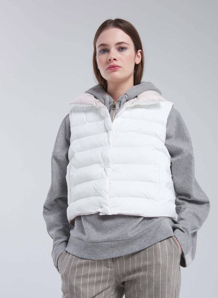 Lorena Antoniazzi GILET IN NYLON Super Saving Price
