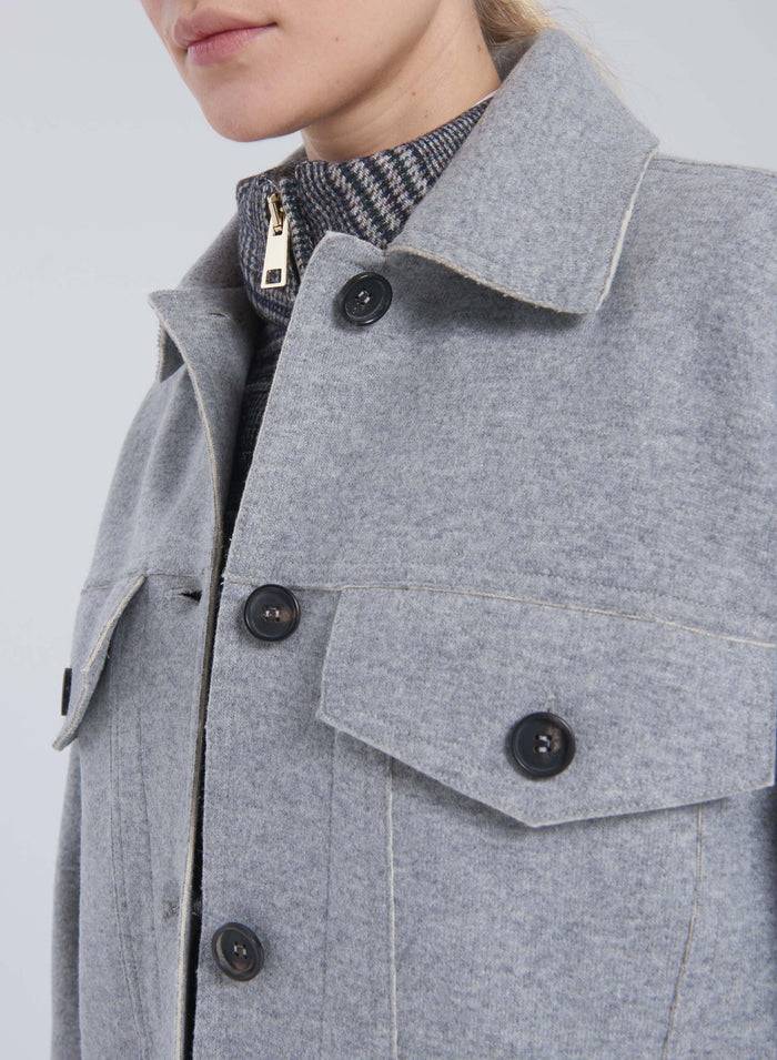 Lorena Antoniazzi CAPPOTTO IN LANA E CASHMERE In Linea