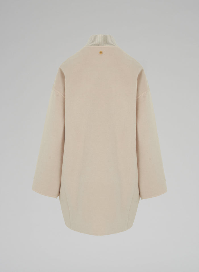 Lorena Antoniazzi CAPPOTTO IN LANA E ANGORA Consegna Veloce