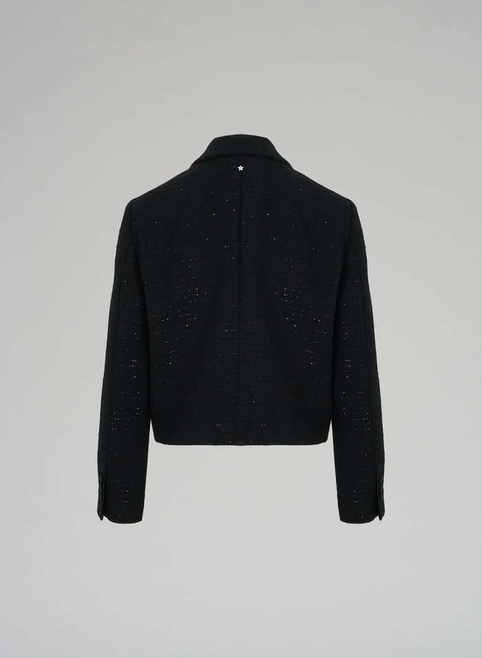 Lorena Antoniazzi GIACCA CROP IN LANA Fino Al -60%