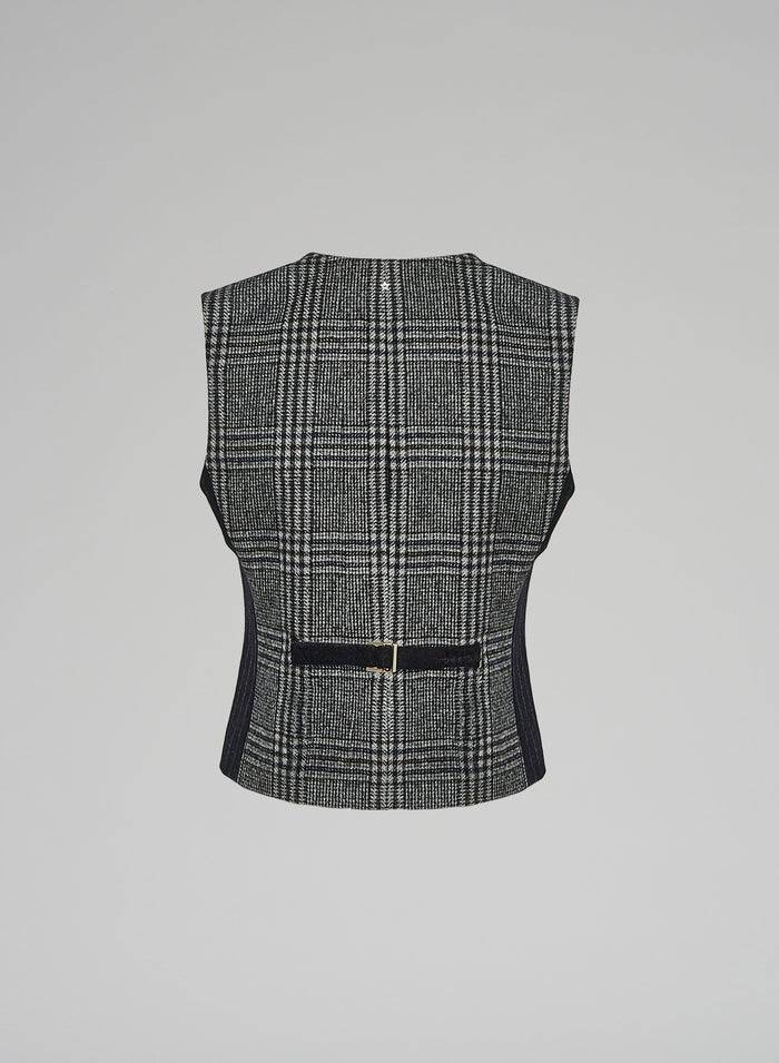 Lorena Antoniazzi GILET IN ALPACA E LANA Presa