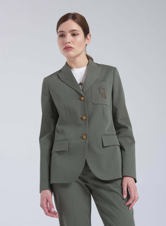 Lorena Antoniazzi GIACCA IN COTONE STRETCH In Vendita