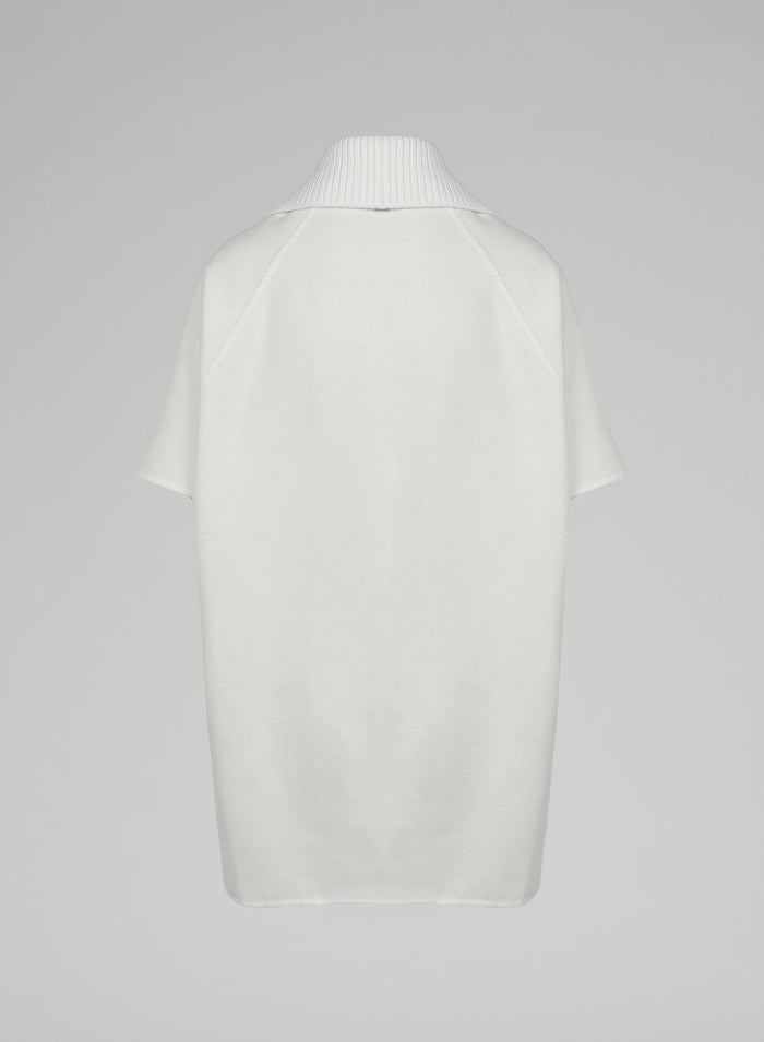 Lorena Antoniazzi GILET IN LANA E ANGORA Italia