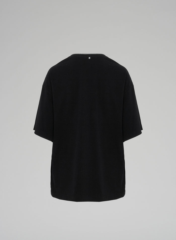 Lorena Antoniazzi T-SHIRT STAMPATA Saldi Di Fabbrica