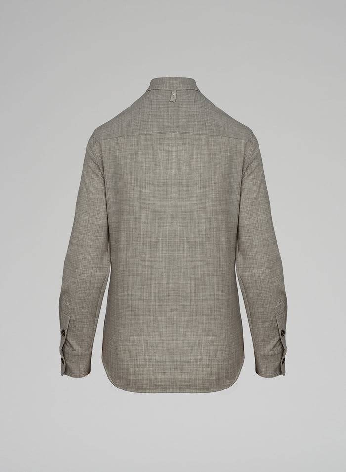 Lorena Antoniazzi CAMICIA IN LANA STRETCH Moda
