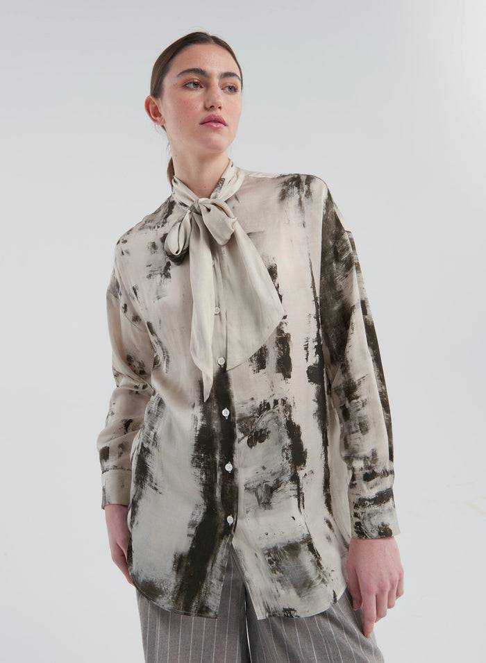 Lorena Antoniazzi CAMICIA IN VISCOSA STAMPATA Italia