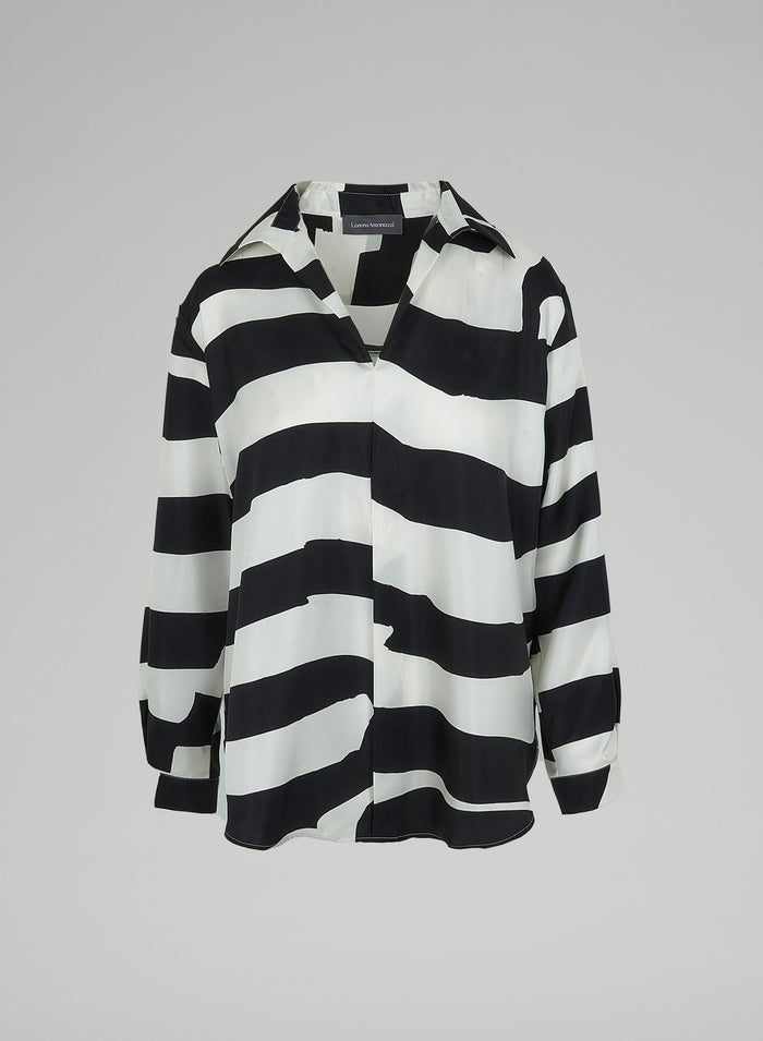 Lorena Antoniazzi BLUSA IN SETA Vendita