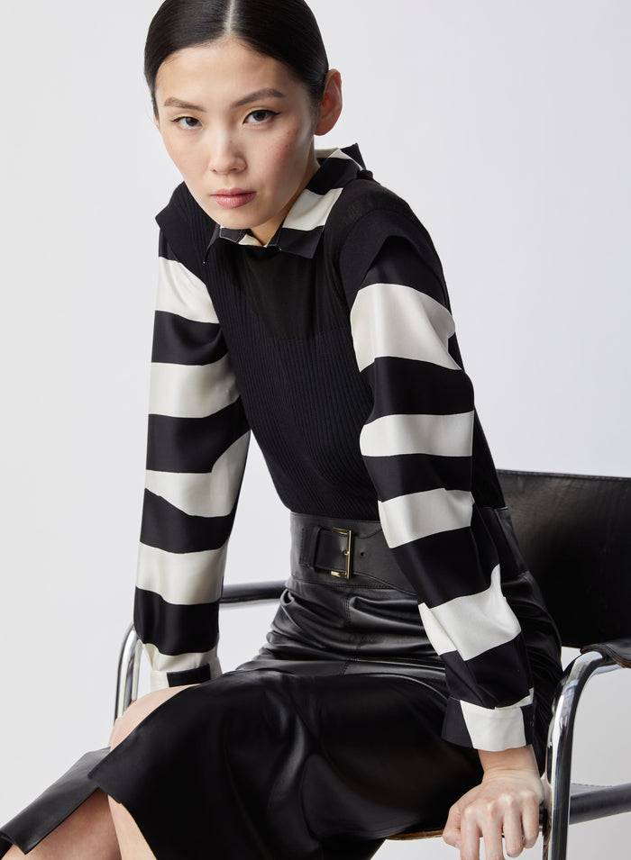 Lorena Antoniazzi BLUSA IN SETA Vendita