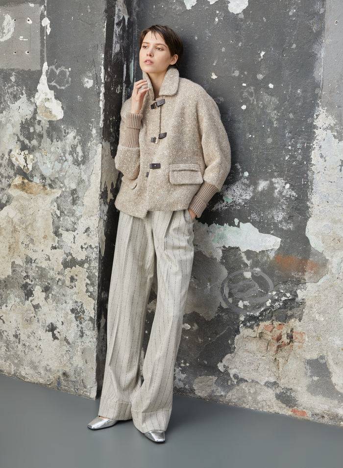 Lorena Antoniazzi PANTALONE IN LANA E CASHMERE Presa