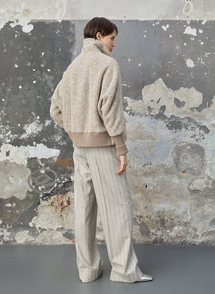 Lorena Antoniazzi PANTALONE IN LANA E CASHMERE Presa