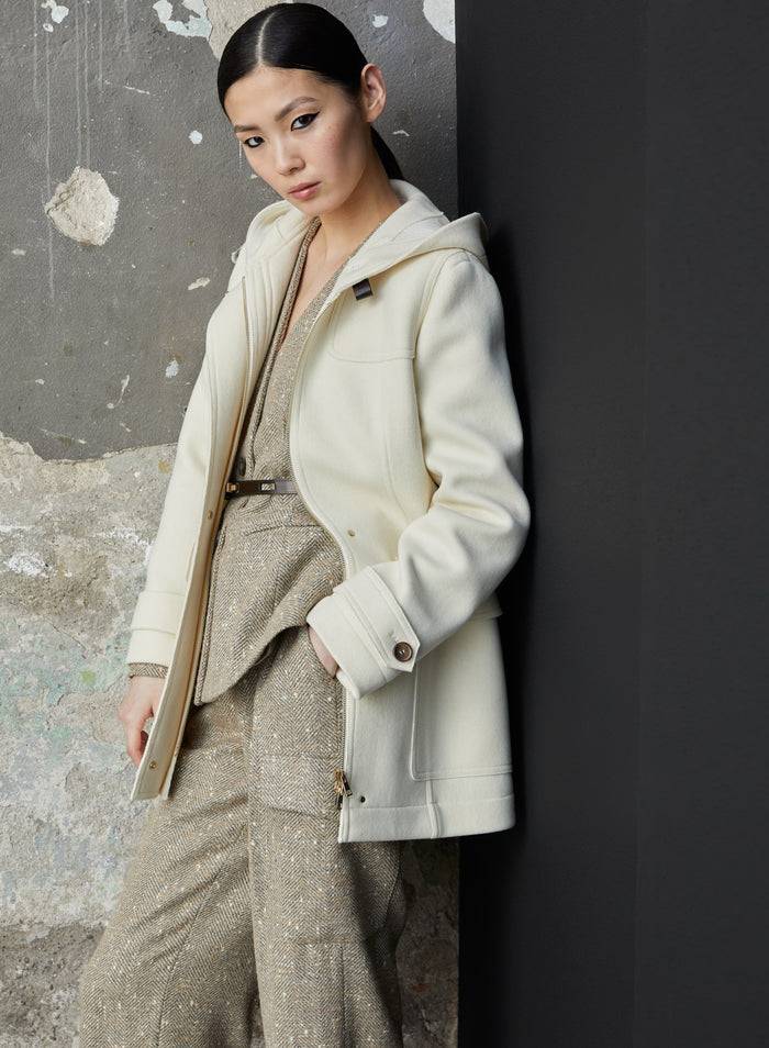 Lorena Antoniazzi PANTALONI IN CHEVRON DI LANA Shopping Online