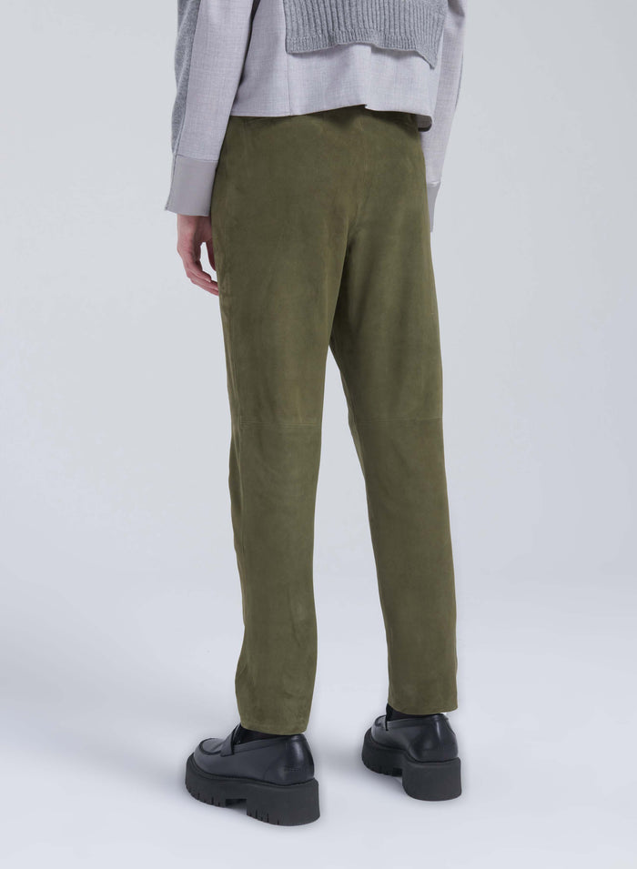 Lorena Antoniazzi JOGGERS IN SUEDE Prezzo Ridotto