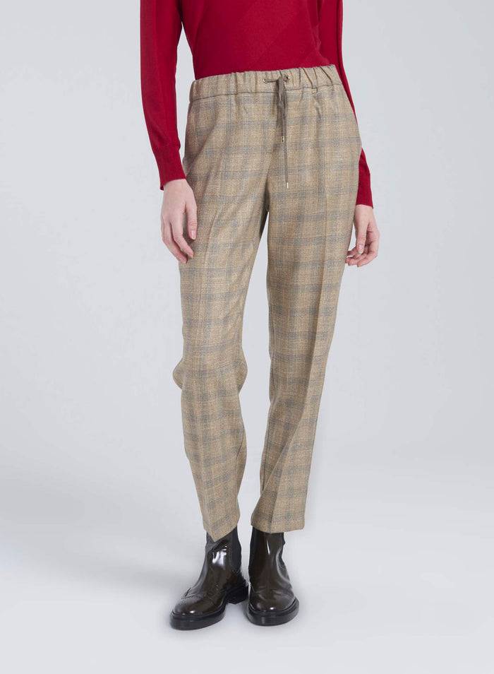 Lorena Antoniazzi JOGGERS IN IN LANA E VISCOSA Sottocosto