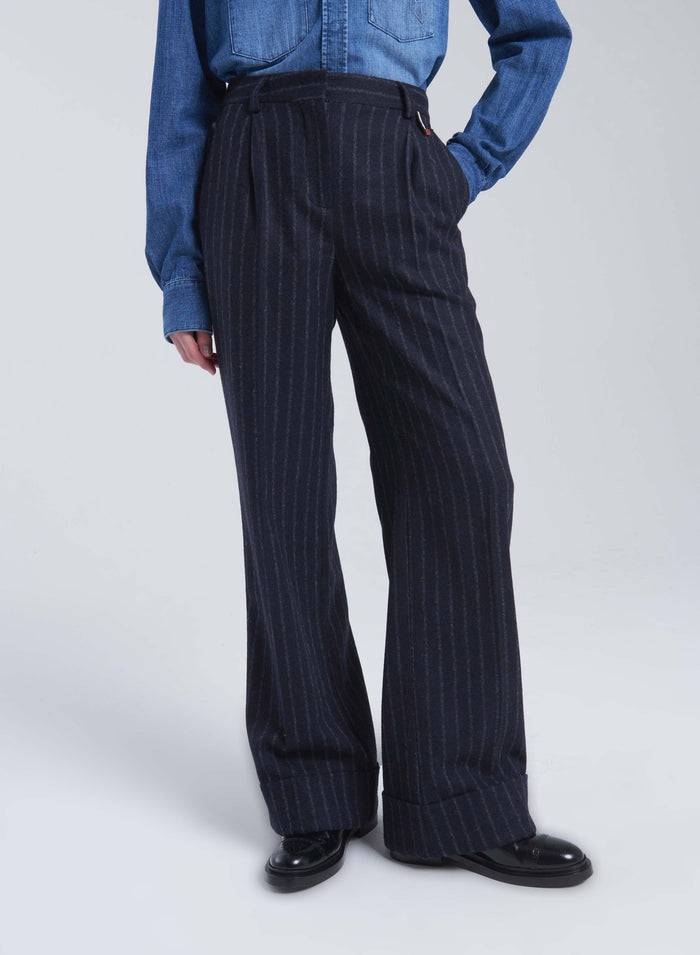 Lorena Antoniazzi PANTALONI IN ALPACA E LANA Economico