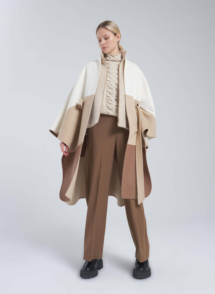 Lorena Antoniazzi PANTALONI IN LANA STRETCH Saldi