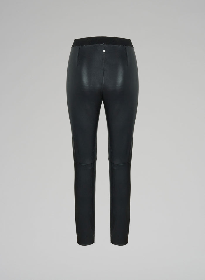 Lorena Antoniazzi LEGGINGS IN PELLE STRETCH In Saldo
