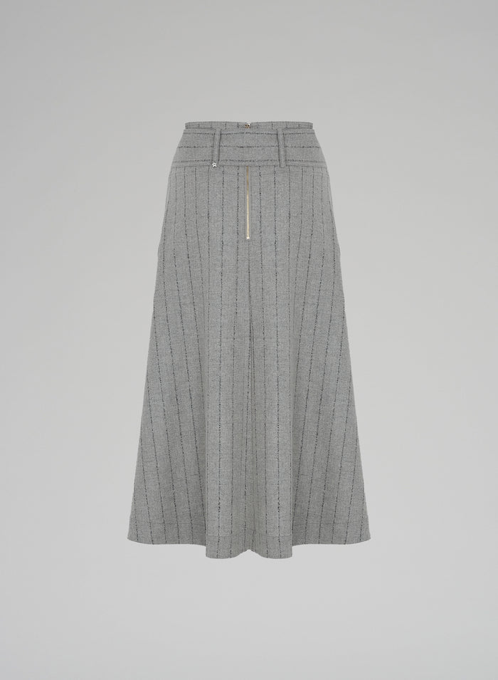 Lorena Antoniazzi GONNA IN LANA E CASHMERE Nuovo