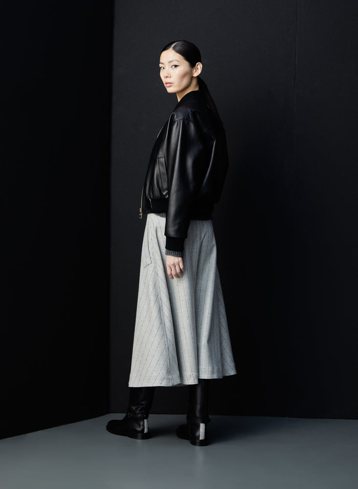 Lorena Antoniazzi GONNA IN LANA E CASHMERE Nuovo