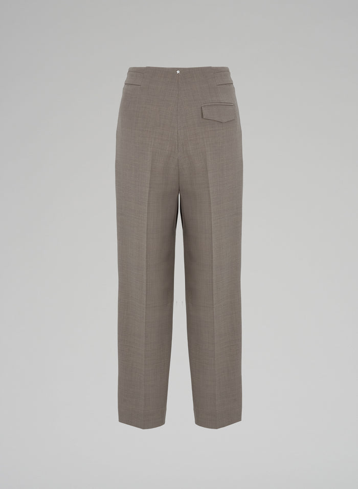 Lorena Antoniazzi PANTALONE IN TELA MELANGE STRETCH Pezzi Unici
